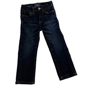 Lucky Brand Authentic Skinny Jeans Dark Wash Toddler Boy 4t